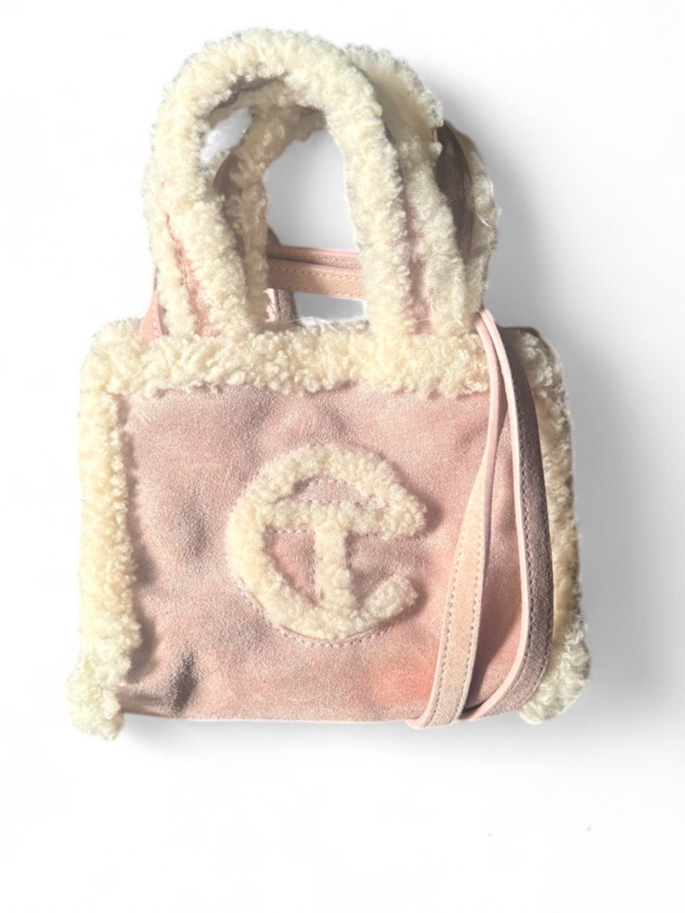 Telfar x UGG Pink mini bag